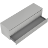 Mexen Rivel dulap de baie sub-chiuvetă 160 cm cu blat, 2 sertare, canelat, gri mat - 91A20-16047-2-BFFC62
