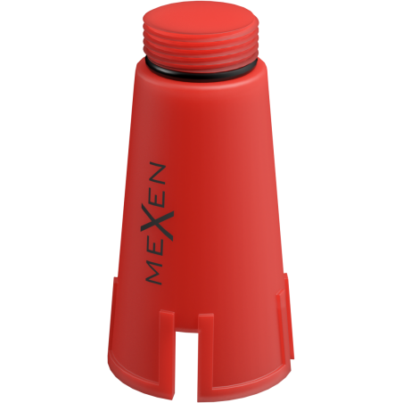 Mexen PPR hosszú kupak próbákhoz 1/2 GZ piros - W97344-12-01