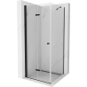 Mexen Lima cabină de duș pliabilă 90 x 90 cm, transparent, Neagră - 856-090-090-70-00