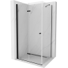 Mexen Lima cabină de duș pliabilă 100 x 80 cm, transparent, Neagră - 856-100-080-70-00