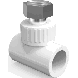 Mexen PPR hármas csatlakozó félmenetes hegesztett PPR csövekhez 25 x 3/4 BM x 25 - W97347-2534F25-00