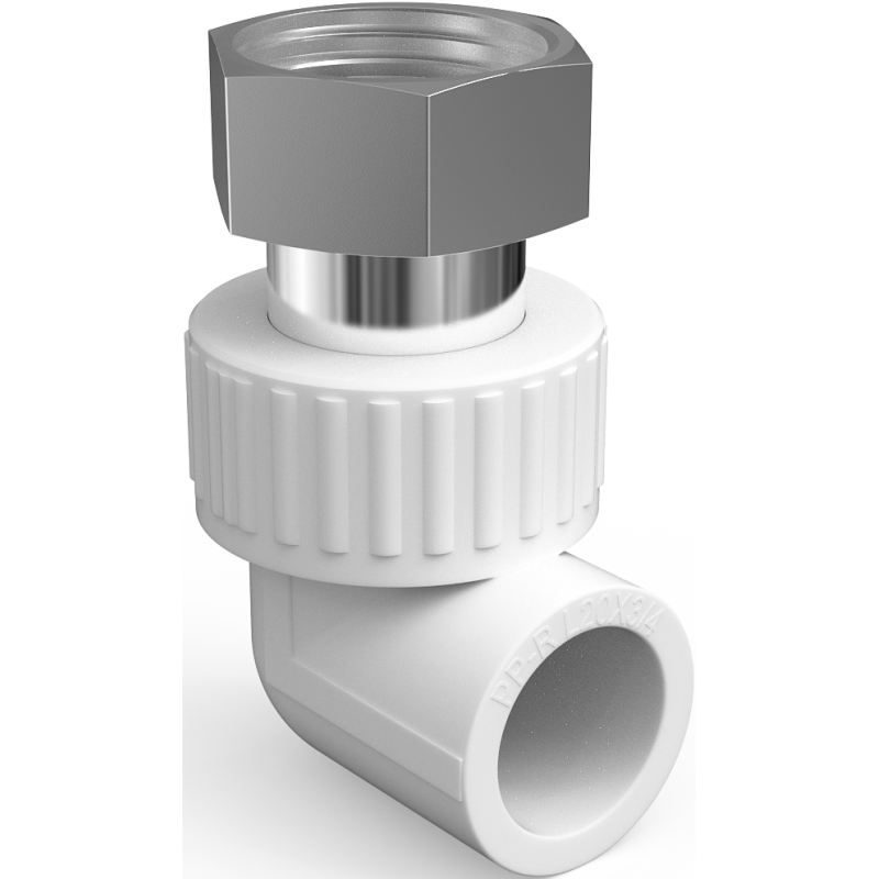 Mexen PPR könyök félcsavaros hegesztett csőhöz PPR 25 x 1/2 BB - W97353-2512F-00