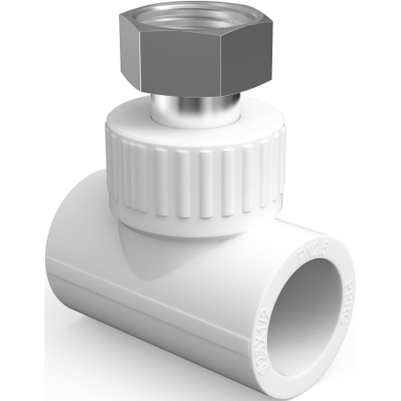 Mexen PPR T elágazás félcsavaros hegesztett PPR csövekhez 20 x 1/2 GG x 20 - W97347-2012F20-00