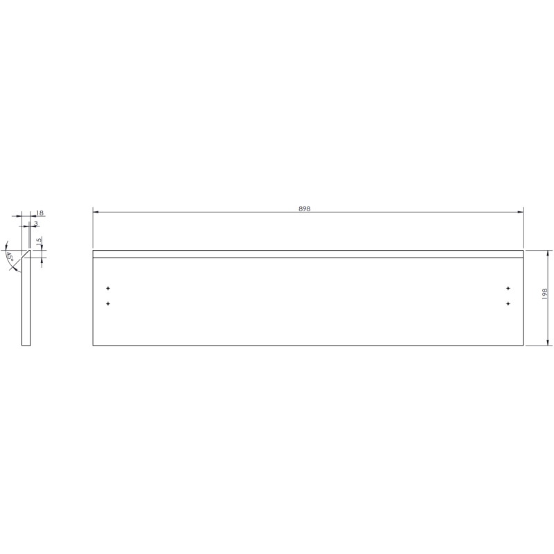 Mexen Orio fürdőszobai szekrény 90 cm mosdóval Otis, 1 fiók, szürke matt/fehér matt - 91A10-09023-1-BF62-W18M01