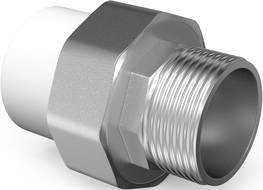 Mexen PPR mamelon sudabil filetat pentru țevi PPR 25 x 1 IT - W97356-2510M-00