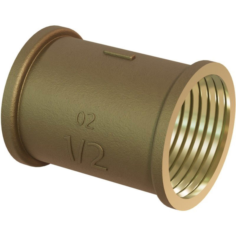 Mexen BRASS mufă din alamă 1/2 GW x 1/2 GW - W97401-1212