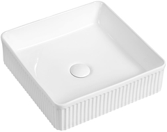 Mexen Grovo bordázott pultra szerelhető mosdó 37 x 37 cm, fehér - 22303700