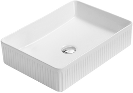 Mexen Grovo pult feletti bordázott mosdó 50 x 34 cm, fehér - 22305000
