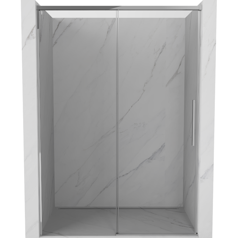Mexen Rox uși de duș glisante 140 cm, transparent, crom - 8C2-140-000-01-00