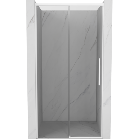 Mexen Rox uși de duș glisante 135 cm, transparent, alb - 8C2-135-000-20-00
