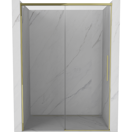 Mexen Rox uși de duș glisante 155 cm, transparent, aurii - 8C2-155-000-50-00