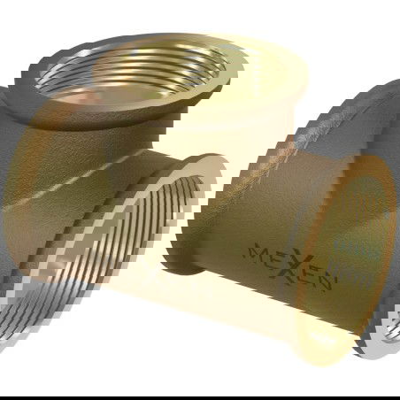Mexen BRASS sárgaréz háromágú csatlakozó 1/2 BM x 1/2 BM x 1/2 BM - W97403-121212