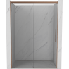 Mexen Rox uși de duș glisante 155 cm, transparent, cupru periat - 8C2-155-000-65-00