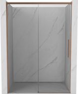 Mexen Rox uși de duș glisante 155 cm, transparent, cupru periat - 8C2-155-000-65-00