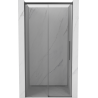 Mexen Rox uși de duș culisante 115 cm, transparent, gri armat periat - 8C2-115-000-66-00