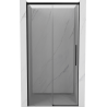 Mexen Rox uși de duș glisante 135 cm, transparente, negre - 8C2-135-000-70-00