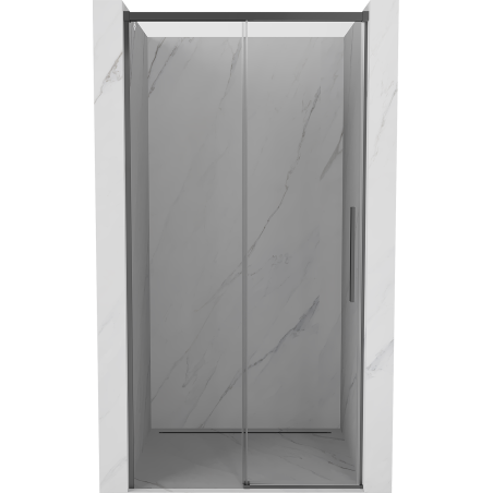 Mexen Rox uși de duș culisante 130 cm, transparent, gun metal - 8C2-130-000-95-00