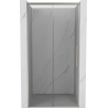 Mexen Rox uși de duș glisante 130 cm, transparente, nichel periat - 8C2-130-000-97-00