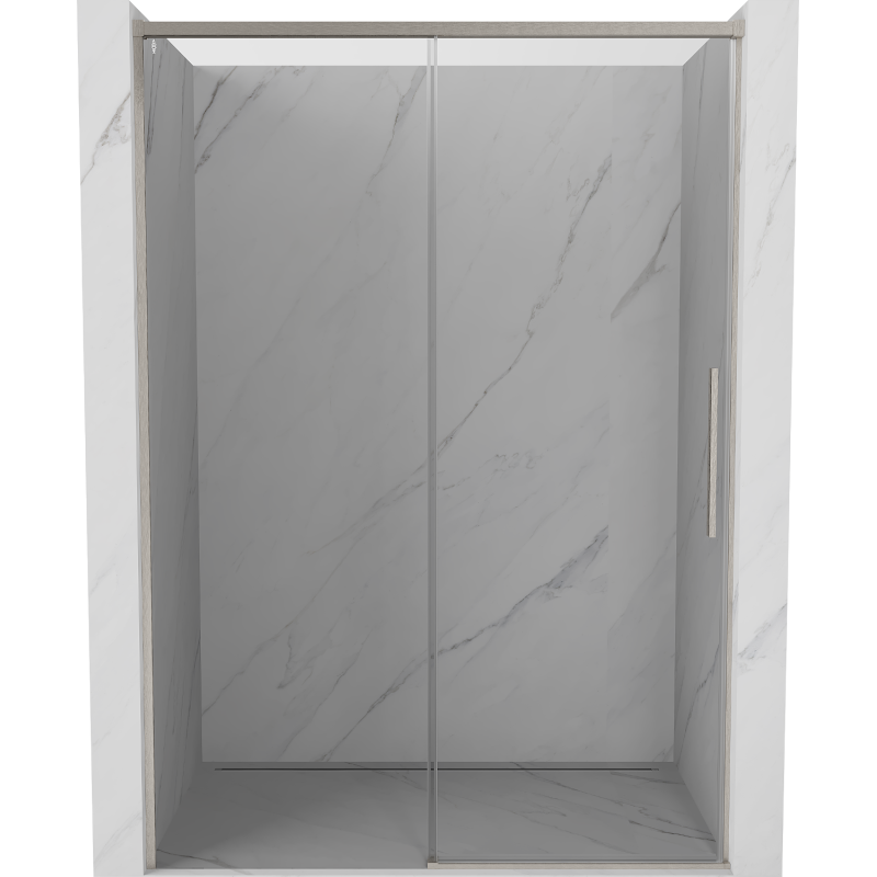 Mexen Rox uși de duș glisante 150 cm, transparent, nichel periat - 8C2-150-000-97-00