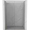 Mexen Rox uși de duș glisante 155 cm, transparent, nichel periat - 8C2-155-000-97-00