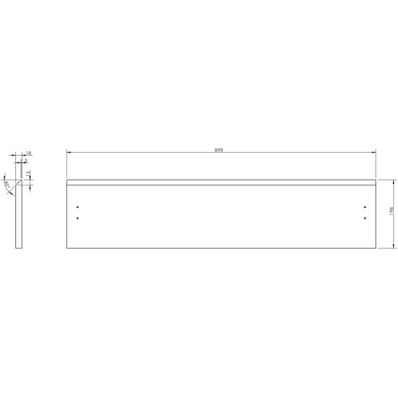Mexen Orio dulap de baie 90 cm cu chiuvetă Vela, 1 sertar, alb mat - 91A10-09023-1-BF01-W23M01