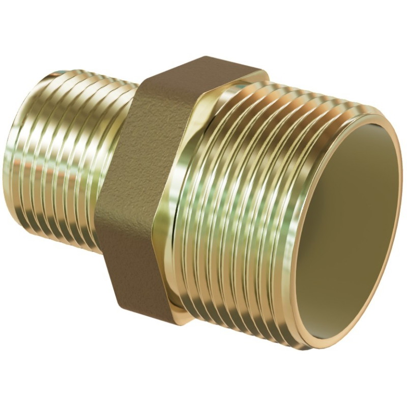 Mexen BRASS sárgaréz redukciós adapter 6/4 GZ x 1 GZ - W97405-6410