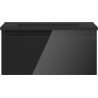 Mexen Orio dulap baie 50 cm cu chiuvetă Otis, 1 sertar, negru lucios/negru mat - 91A10-05023-1-BF70-W18M71