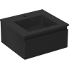 Mexen Orio dulap baie 50 cm cu lavoar Otis, 1 sertar, negru mat - 91A10-05023-1-BF71-W18M71