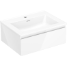 Mexen Orio dulap baie 60 cm cu chiuvetă Otis, 1 sertar, alb lucios - 91A10-06023-1-BF00-W18M00