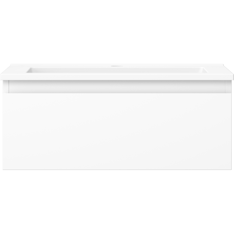 Mexen Orio fürdőszobai szekrény 60 cm mosdóval Otis, 1 fiók, fehér matt - 91A10-06023-1-BF01-W18M01