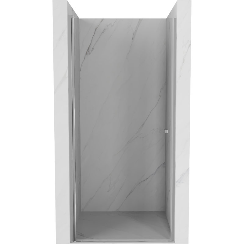 Mexen Pretoria ușă de duș batantă 80 cm, transparentă, cromată - 852-080-000-01-00