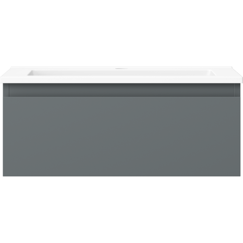 Mexen Orio dulap baie 60 cm cu chiuvetă Otis, 1 sertar, grafit mat/ alb mat - 91A10-06023-1-BF66-W18M01