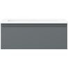 Mexen Orio dulap baie 60 cm cu lavoar Otis, 1 sertar, grafit mat/alb mat - 91A10-06023-1-BF66-W18M01