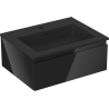 Mexen Orio dulap baie 60 cm cu lavoar Otis, 1 sertar, negru lucios/negru mat - 91A10-06023-1-BF70-W18M71