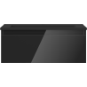 Mexen Orio dulap baie 60 cm cu lavoar Otis, 1 sertar, negru lucios/negru mat - 91A10-06023-1-BF70-W18M71
