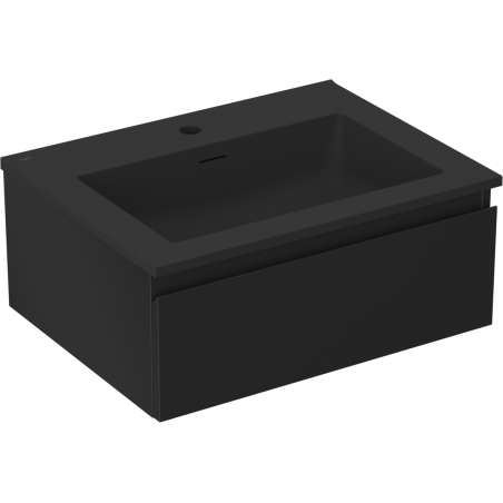 Mexen Orio dulap baie 60 cm cu lavoar Otis, 1 sertar, negru mat - 91A10-06023-1-BF71-W18M71