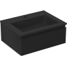 Mexen Orio dulap baie 60 cm cu lavoar Otis, 1 sertar, negru mat - 91A10-06023-1-BF71-W18M71