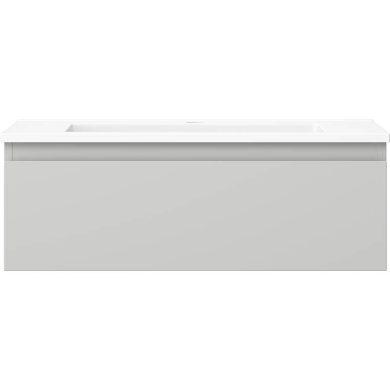 Mexen Orio dulap baie 70 cm cu lavoar Otis, 1 sertar, gri mat/alb mat - 91A10-07023-1-BF62-W18M01