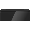 Mexen Orio dulap baie 70 cm cu lavoar Otis, 1 sertar, negru lucios/negru mat - 91A10-07023-1-BF70-W18M71