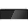 Mexen Orio dulap de baie de 70 cm cu lavoar Otis, 1 sertar, negru lucios/negru mat - 91A10-07023-1-BF70-W18M71