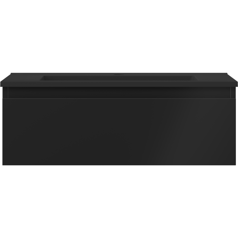 Mexen Orio dulap baie 70 cm cu lavoar Otis, 1 sertar, negru mat - 91A10-07023-1-BF71-W18M71