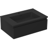 Mexen Orio dulap baie 70 cm cu lavoar Otis, 1 sertar, negru mat - 91A10-07023-1-BF71-W18M71