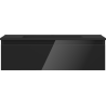 Dulap baie Mexen Orio 80 cm cu lavoar Otis, 1 sertar, negru lucios/negru mat - 91A10-08023-1-BF70-W18M71