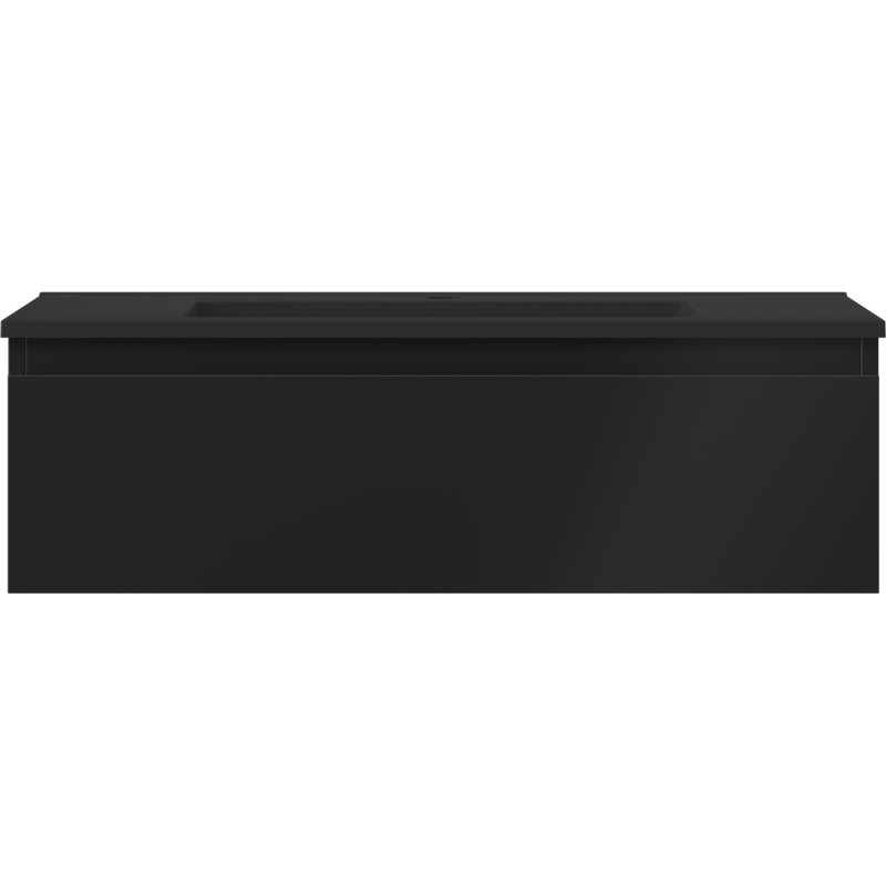 Mexen Orio dulap baie 80 cm cu lavoar Otis, 1 sertar, negru mat - 91A10-08023-1-BF71-W18M71