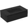 Mexen Orio dulap baie 80 cm cu lavoar Otis, 1 sertar, negru mat - 91A10-08023-1-BF71-W18M71
