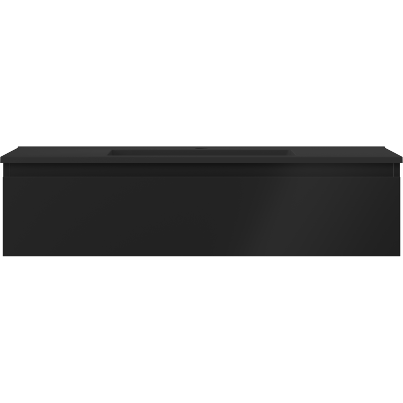 Mexen Orio dulap baie 100 cm cu chiuvetă Otis, 1 sertar, negru mat - 91A10-10023-1-BF71-W18M71
