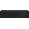 Mexen Orio dulap baie 100 cm cu lavoar Otis, 1 sertar, negru mat - 91A10-10023-1-BF71-W18M71