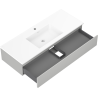 Mexen Orio dulap pentru baie 120 cm cu lavoar Otis, 1 sertar, gri mat/alb mat - 91A10-12023-1-BF62-W18M01