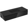 Mexen Orio dulap baie 120 cm cu lavoar Otis, 1 sertar, negru lucios/negru mat - 91A10-12023-1-BF70-W18M71