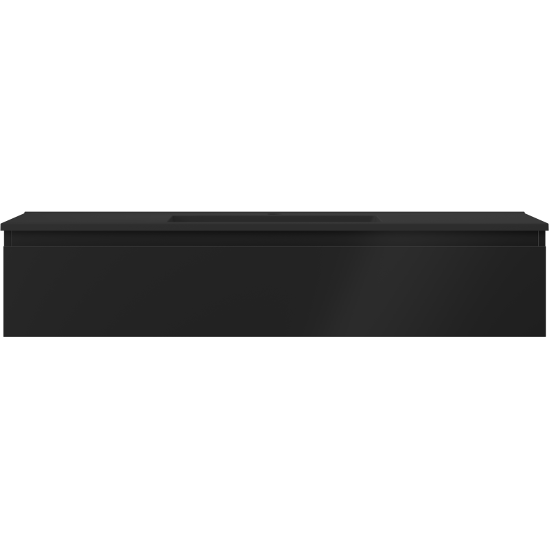 Mexen Orio dulap de baie 120 cm cu lavoar Otis, 1 sertar, negru mat - 91A10-12023-1-BF71-W18M71